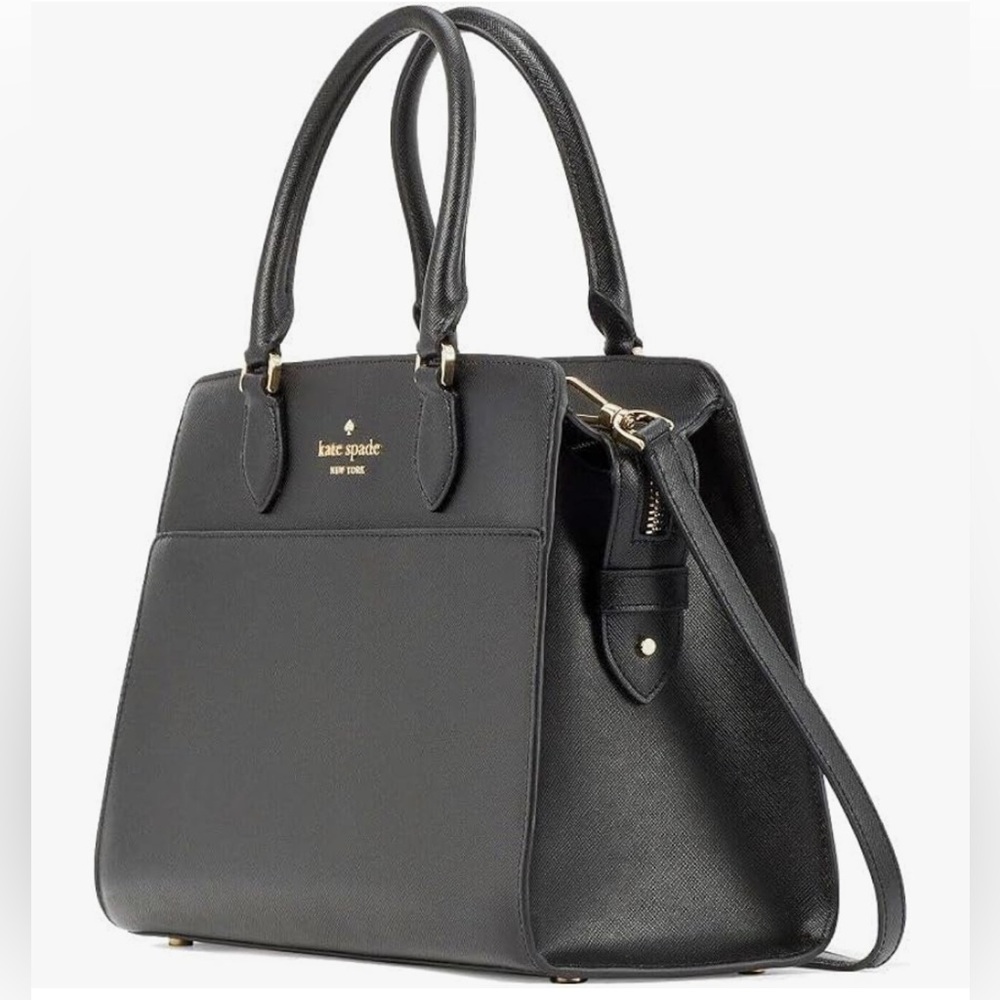 NWT Kate Spade Madison Small Bag Black Leather